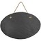 Laserable Slate Decor with Hanger String, Oval 11.75" x 7.75"